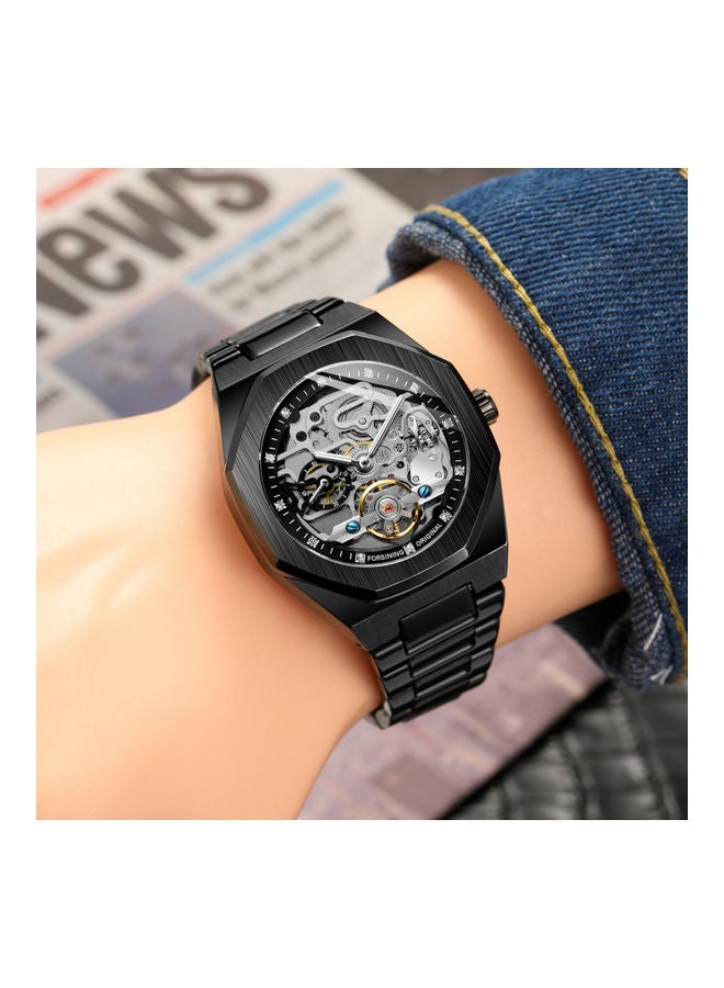 Men's Automatic Mechanical Wrist Watch - 42 mm - Black - v1621520834/N47566312A_4