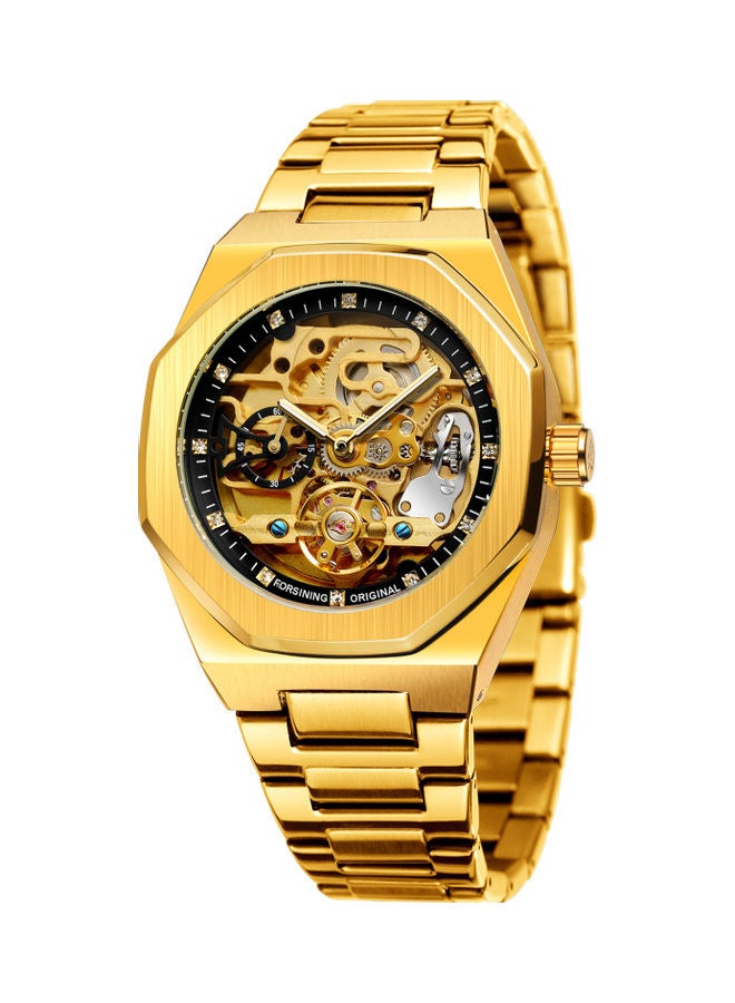 FORSINING Men's Automatic Mechanical Watch - 41 mm - Black  - Image 1