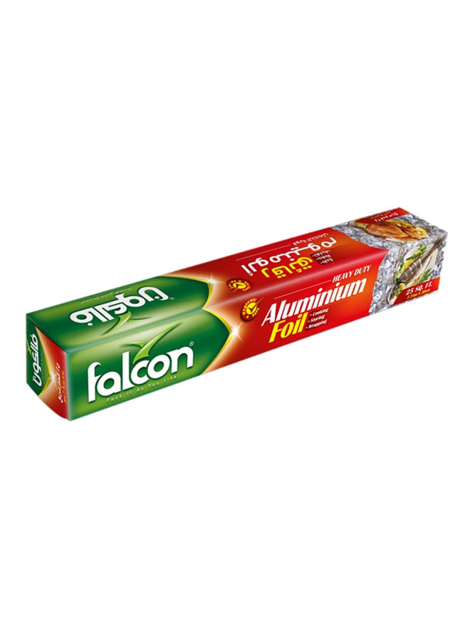 Falcon Aluminium Foil 7.74m x 30cm Silver 774x30( 25 sq ft)cm - Image 1