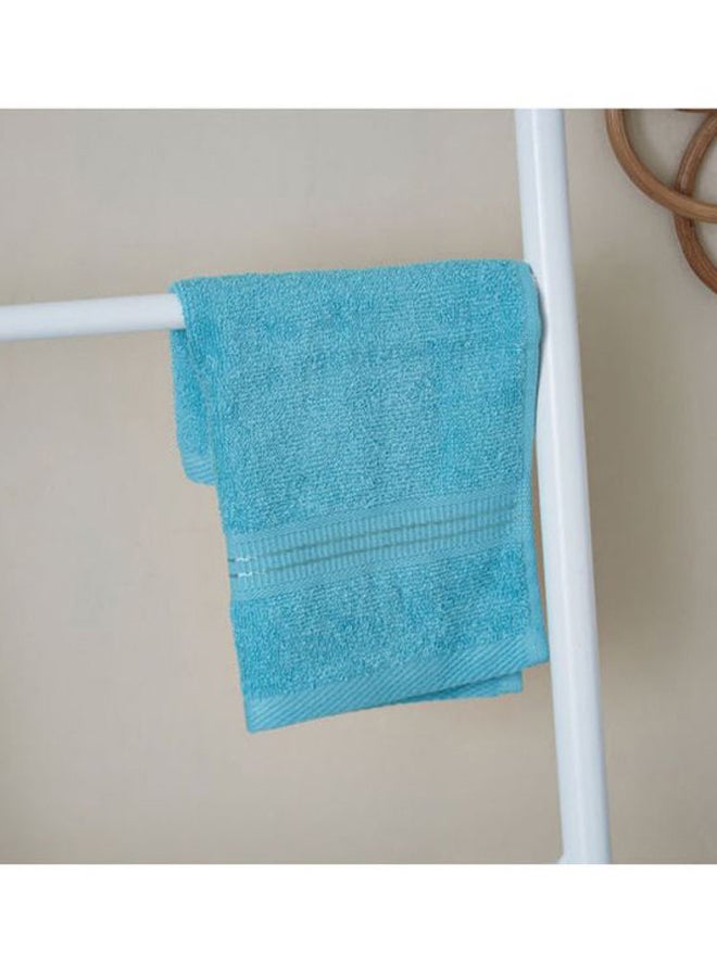 هوم بوكس طقم مناشف وجه 4 قطع من إسينشيال - 30x30 سم أزرق 30x30سم - Image 3