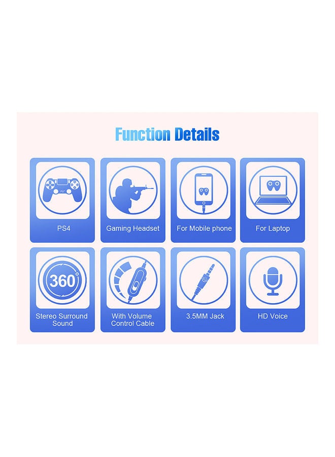 OVLENG P4 3.5mm Gaming Headset Over Ear Headphones E-Sports Earphone With Microphone Adjustable Headband For PC Laptop Desktop  - Image 4