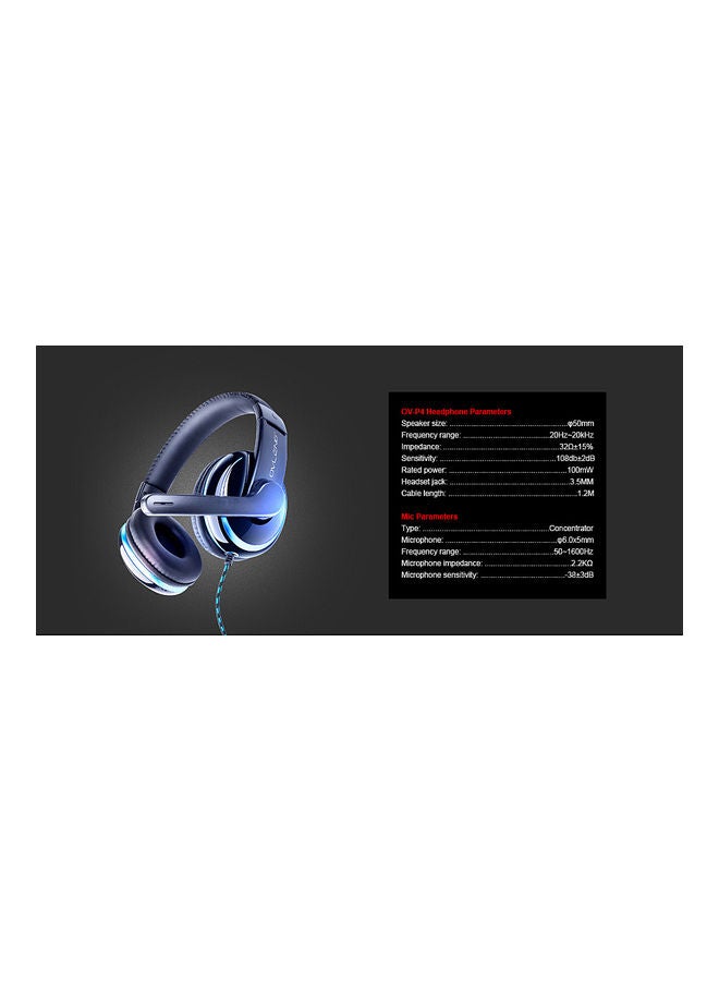OVLENG P4 3.5mm Gaming Headset Over Ear Headphones E-Sports Earphone With Microphone Adjustable Headband For PC Laptop Desktop  - Image 5