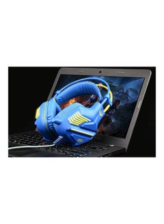 OVLENG Headphone Covers The Ear For Games LED light, Sports Headphone With Microphone To Control The Volume PlayStation 4, laptop with USB port, PC  - Image 2
