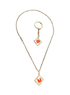 Lovely Pendant Necklace With Keychain