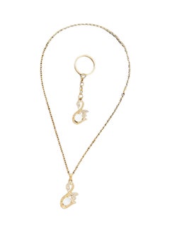 Stylish Pendant Necklace With Keychain