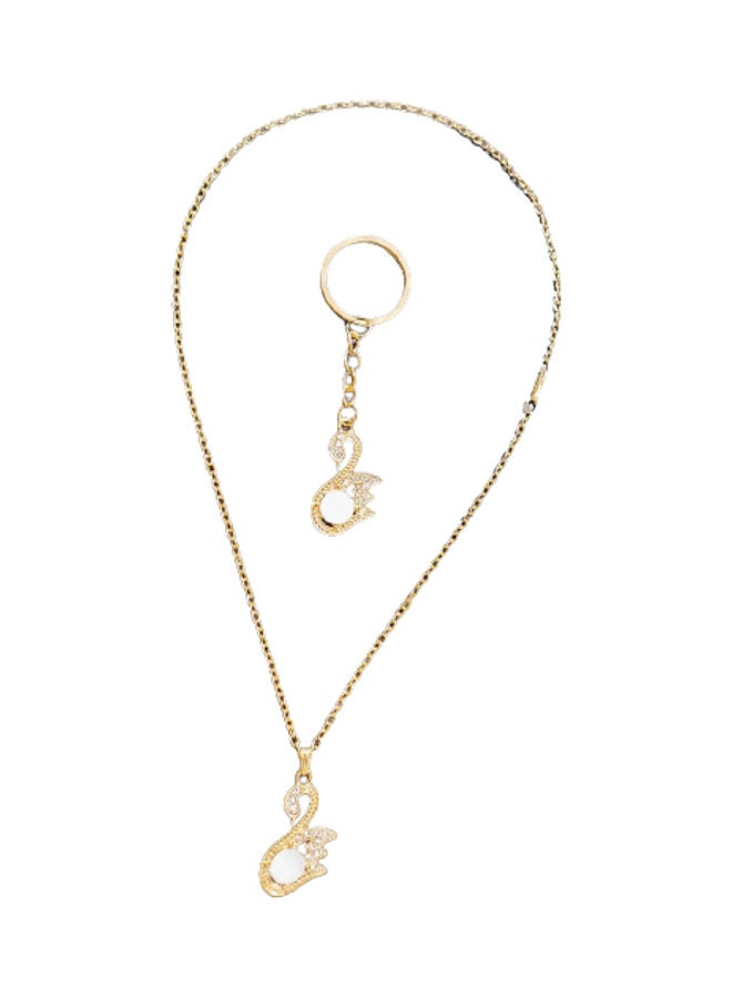 Generic - Stylish Pendant Necklace With Keychain - Image 1