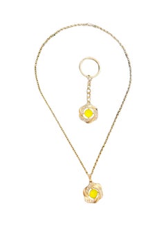 Stylish Pendant Necklace With Keychain