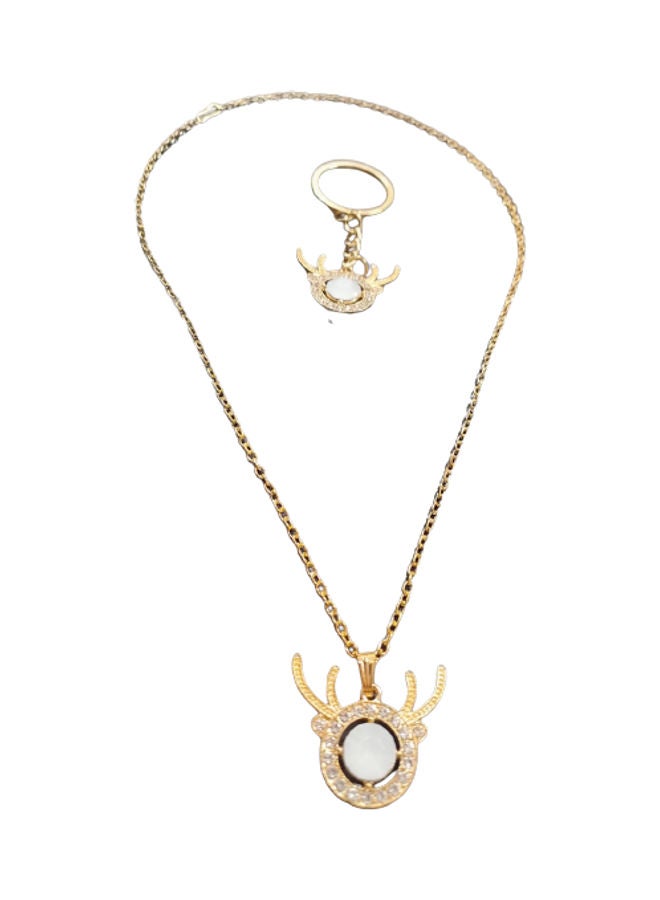 Generic - Stylish Pendant Necklace With Keychain - Image 1
