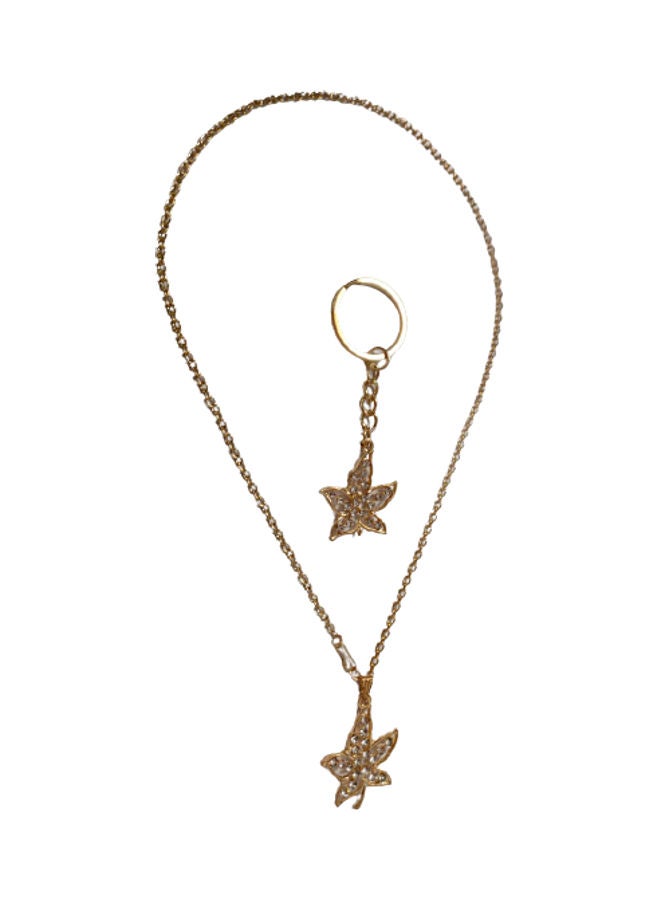Generic - Stylish Pendant Necklace With Keychain - Image 1