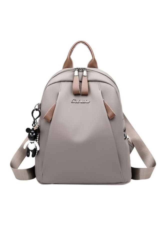 Beauenty High Quality Casual Backpack Grey/Brown  - Image 1