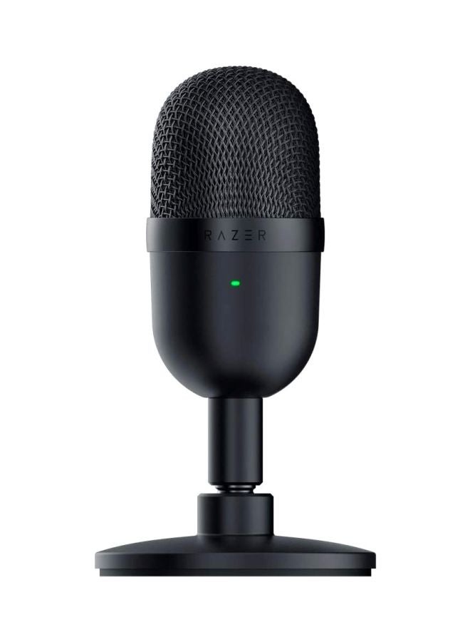 RAZER Razer Seiren Mini Ultra Compact Condenser Microphone - Ultra-Precise Supercardioid Pickup Pattern, Professional Recording Quality, Ultra-Compact Build, Shock Resistant, Black  - Image 1