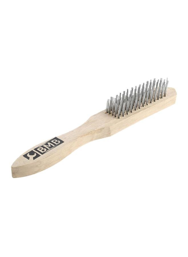 BMB tools - Wire Brush Wood Handle - Image 1