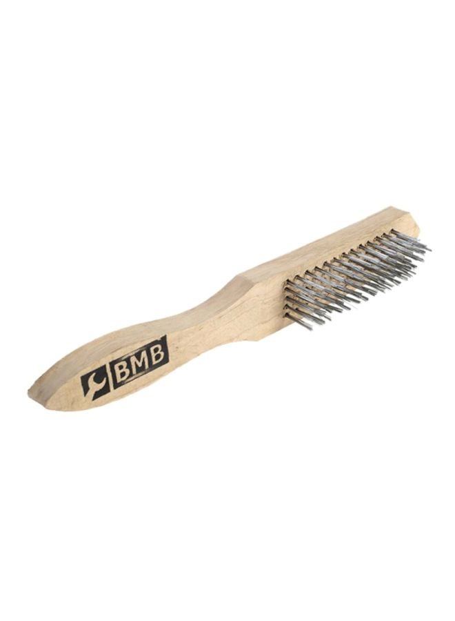 BMB tools - Wire Brush Wood Handle - Image 1