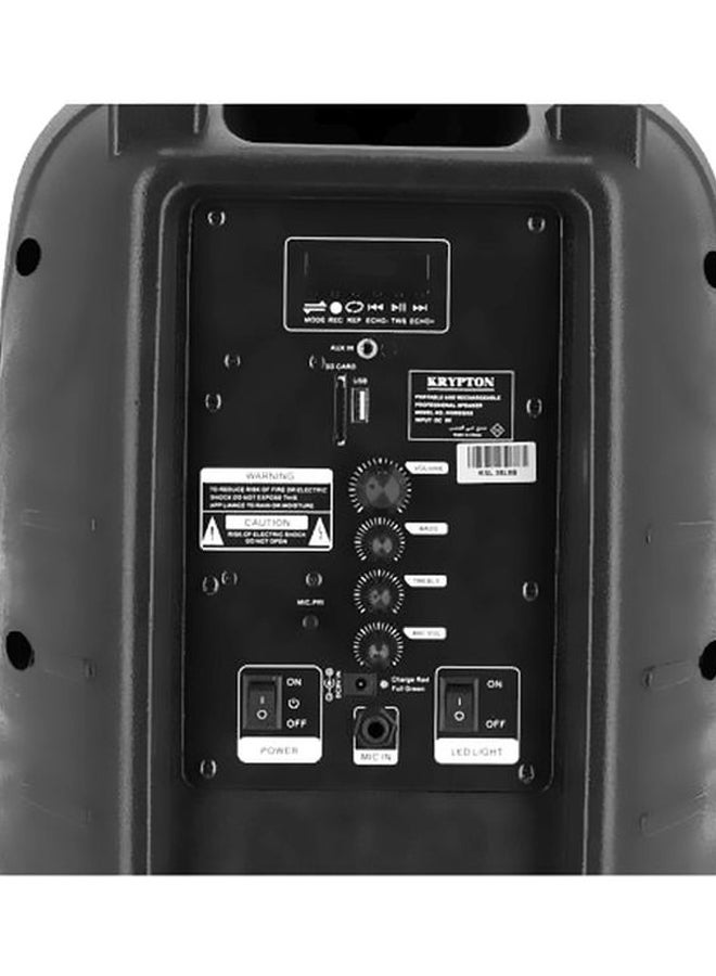 Rechargeable Trolly Speaker KNMS5035 Black/Blue