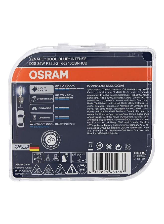 Osram - Xenarc Cool Blue Intense D2S Hid Xenon Arc Tubes, Discharge Lamp - Image 1