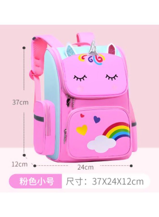 Beauenty Cartoon Printed Backpack Pink/Blue/White  - Image 2