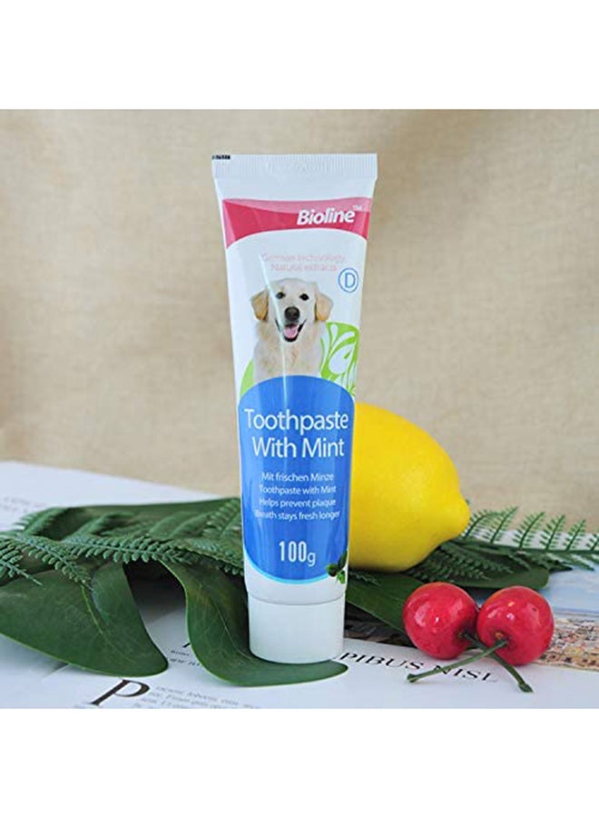 Bioline Toothpaste With Mint Prevent Build Up Of Tartar And Stays Longer Fresh Breath White 100grams - Image 2