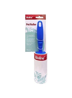 Bioline Pet Lint Roller Quickly Picks Up Pet Hair Extra Pickup Power 60 Piece Multicolour 