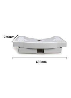 CYTHERIA Foldable Bathroom Toilet Stool White 40x25x17.5cm  - Image 2