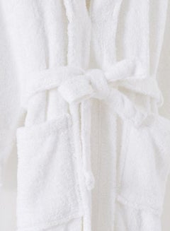 Home Box Essential Shawl Bath Robe White  - Image 4
