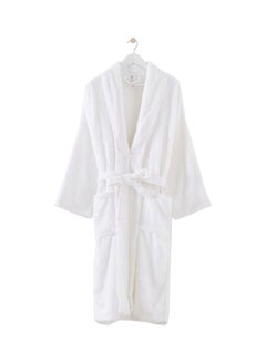 Home Box Essential Shawl Bath Robe White  - Image 2