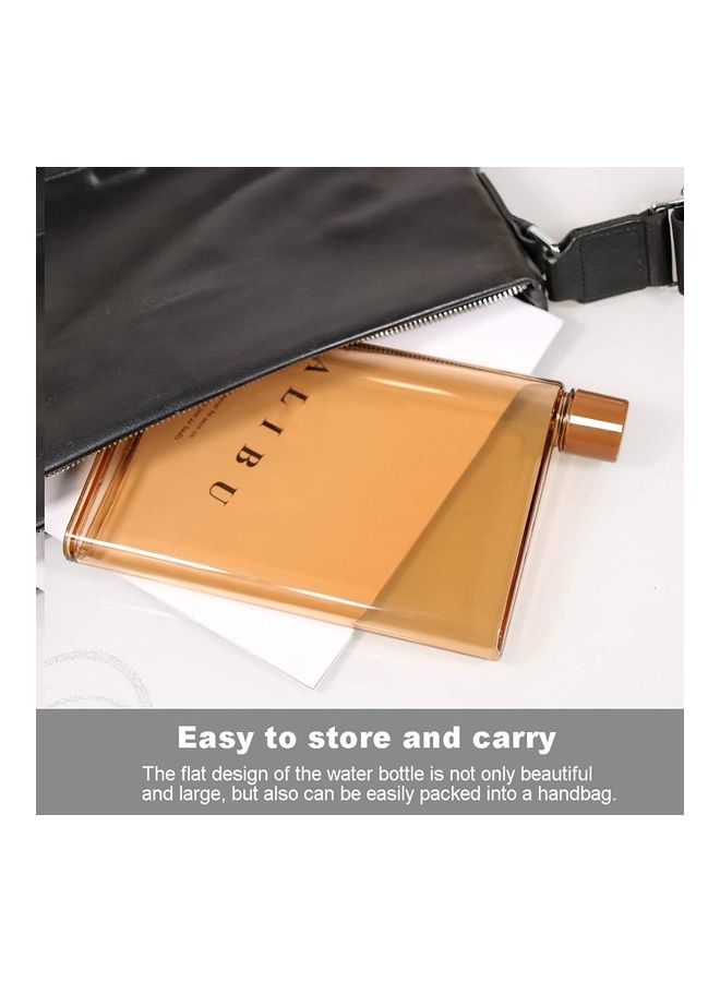 Reusable Slim Flat Water Bottle