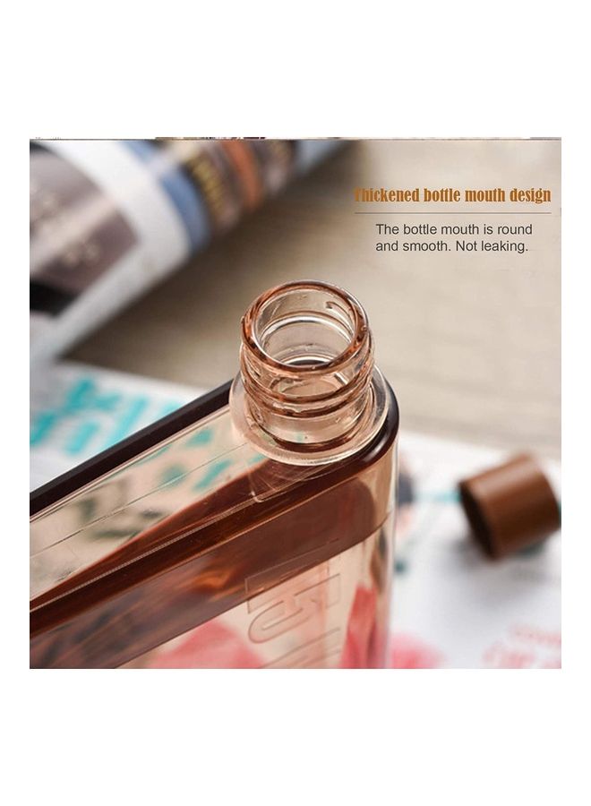 Reusable Slim Flat Water Bottle