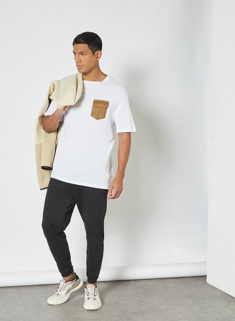 Piazza Italia - Flap Pocket T-Shirt White - Image 1