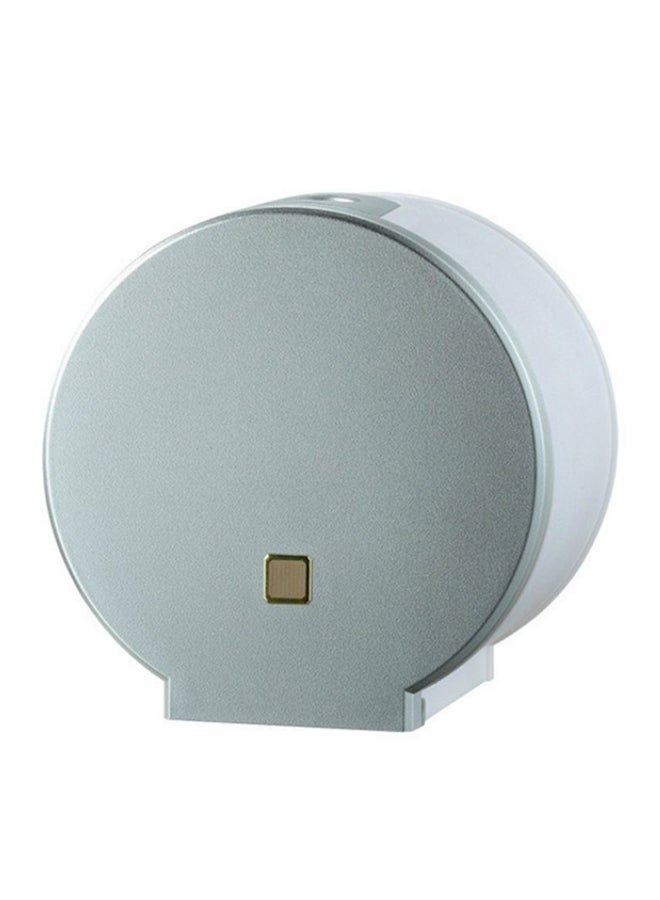 CYTHERIA - Paper Towel Holder For Toilet Box Grey/Gold 15x15x12cm - Image 1