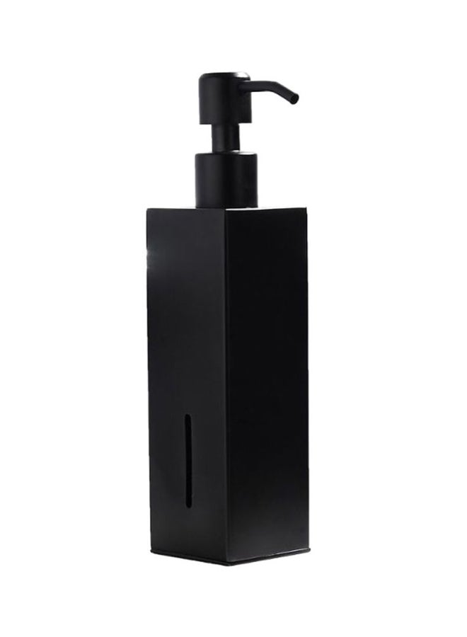 سيثيريا موزع صابون يعمل بالضغط للمنزل أسود 20x12.5x5سم 