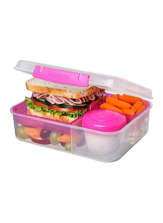 sistema 4-Piece Bento Lunch Box Multicolour 1.65Liters - Image 4