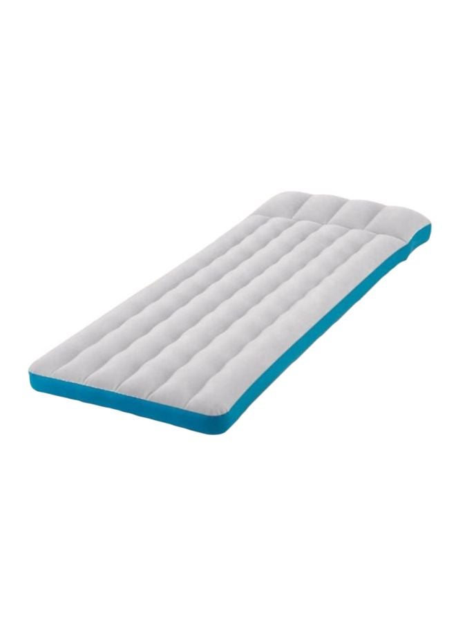 INTEX Inflatable Camping Airbed Combination White/Blue 28.35x7.87x74.41inch - Image 1