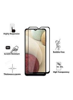 Generic Tempered Glass Screen Protector For Samsung Galaxy A12 5G Clear/Black  - Image 2