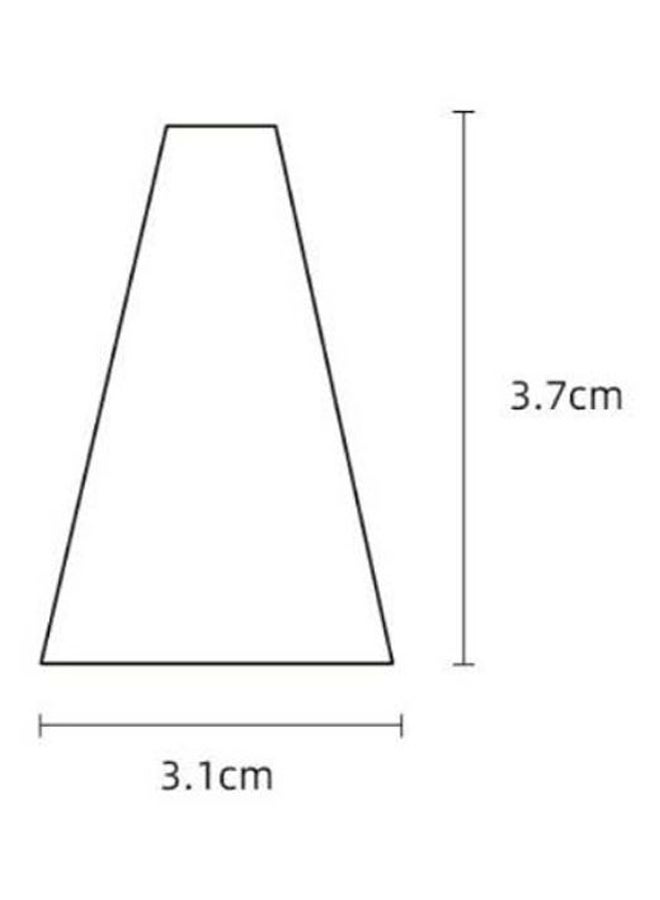 بيوينتي قمع مع أنبوب لتزيين الكيك فضي 3.7x3.1سم - Image 2