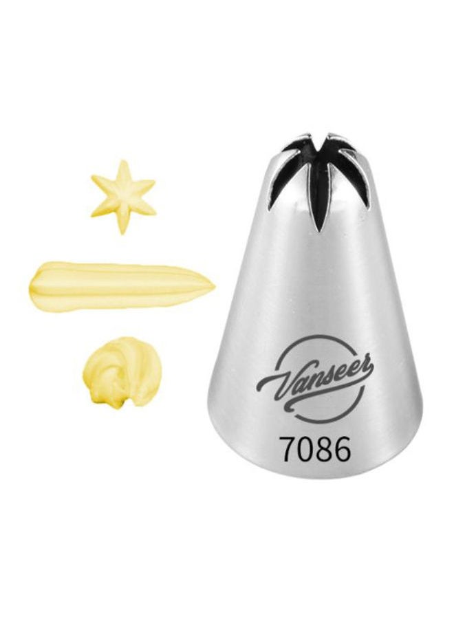 Beauenty Cake Decorating Piping Nozzle Silver 5cm - Image 2