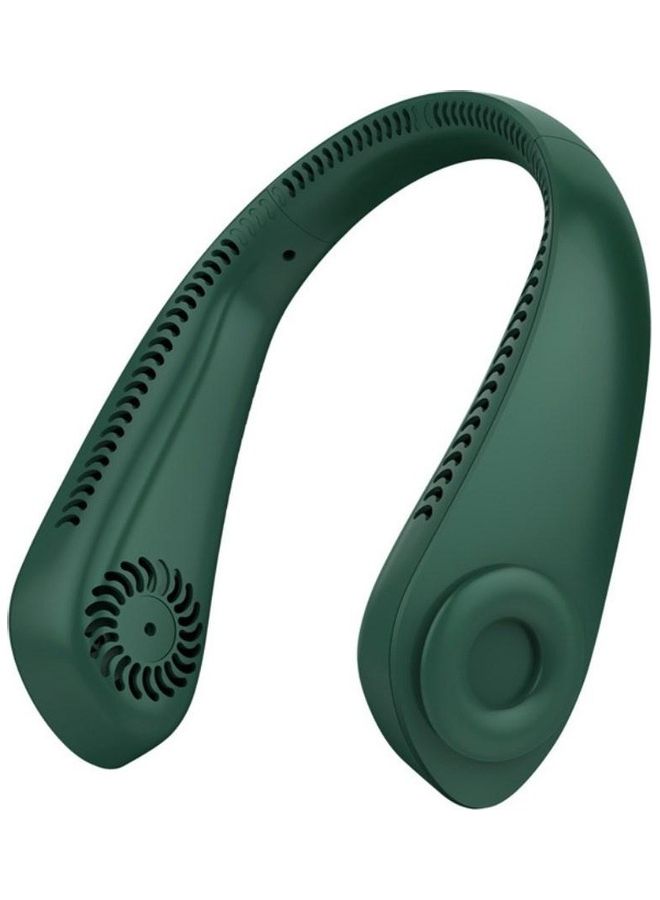 مروحة صغيرة للرقبة بمنفذ USB JDF-605 أخضر - Image 1