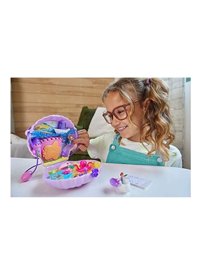 Polly Pocket - Tiny Power Seashell Purse Compact With Wearable Strap - Image 1