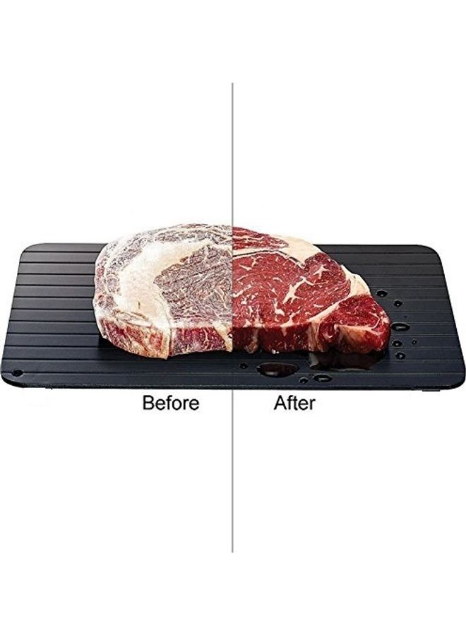 XiuWoo Fast Defrosting Tray Black 23x16.5x0.2cm - Image 1