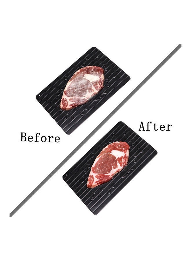 XiuWoo Fast Defrosting Tray Black 23x16.5x0.2cm - Image 3