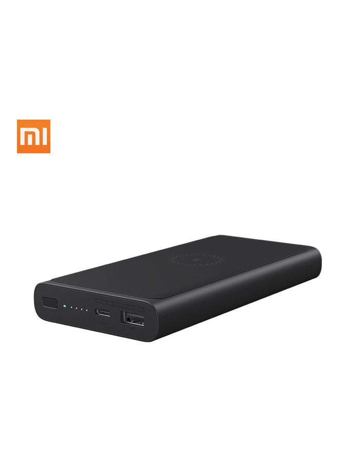 Xiaomi 10000.0 mAh Power Bank Wireless Charger Black - Image 1