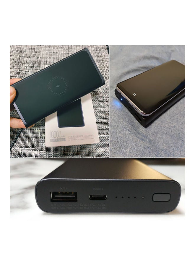 Xiaomi 10000.0 mAh Power Bank Wireless Charger Black - Image 4