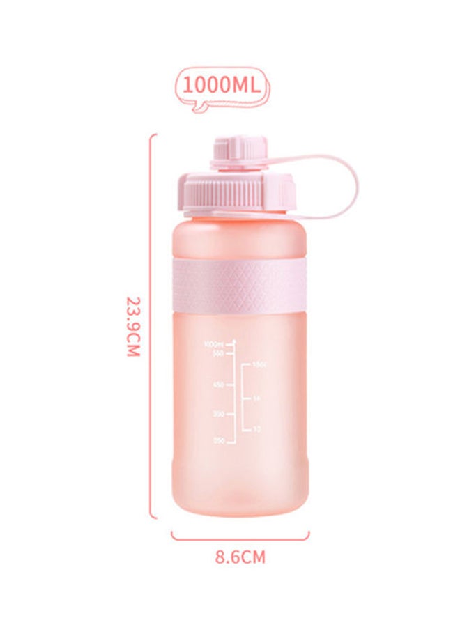 Beauenty Plastic Water Bottle Pink 23.9x8.6cm - Image 2