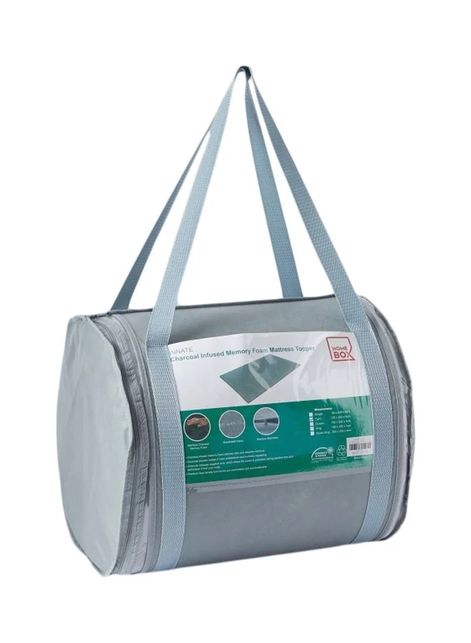 Home Box Innate Charcoal Infused Mattress Topper