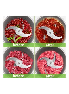 XiuWoo Meat Grinder Mini Food Chopper Multicolour  - Image 5