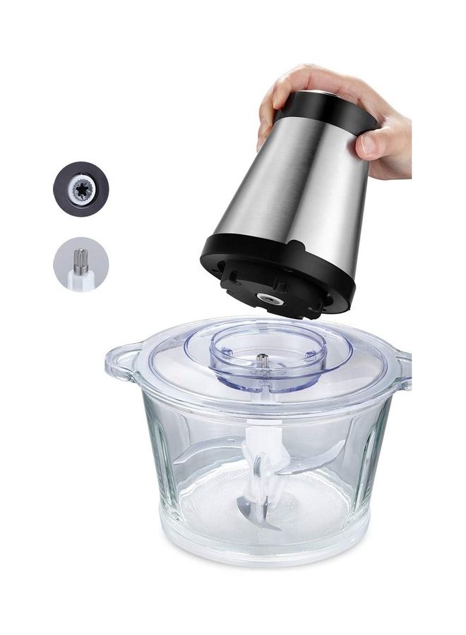 XiuWoo Electric Chopper Meat Grinder Multicolour - Image 4