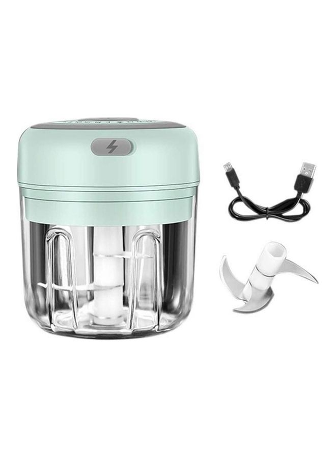 XiuWoo Electric Household Small Meat Grinder Green/Clear