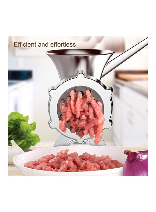 XiuWoo Electric Household Small Meat Grinder Silver - Image 4