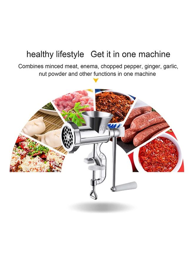 XiuWoo Electric Household Small Meat Grinder Silver - Image 2
