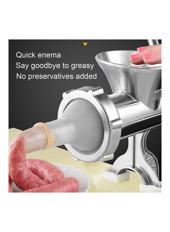 XiuWoo Electric Household Small Meat Grinder Silver - Image 4