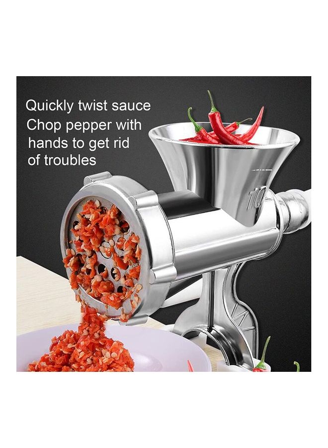XiuWoo Electric Household Small Meat Grinder Silver - Image 5